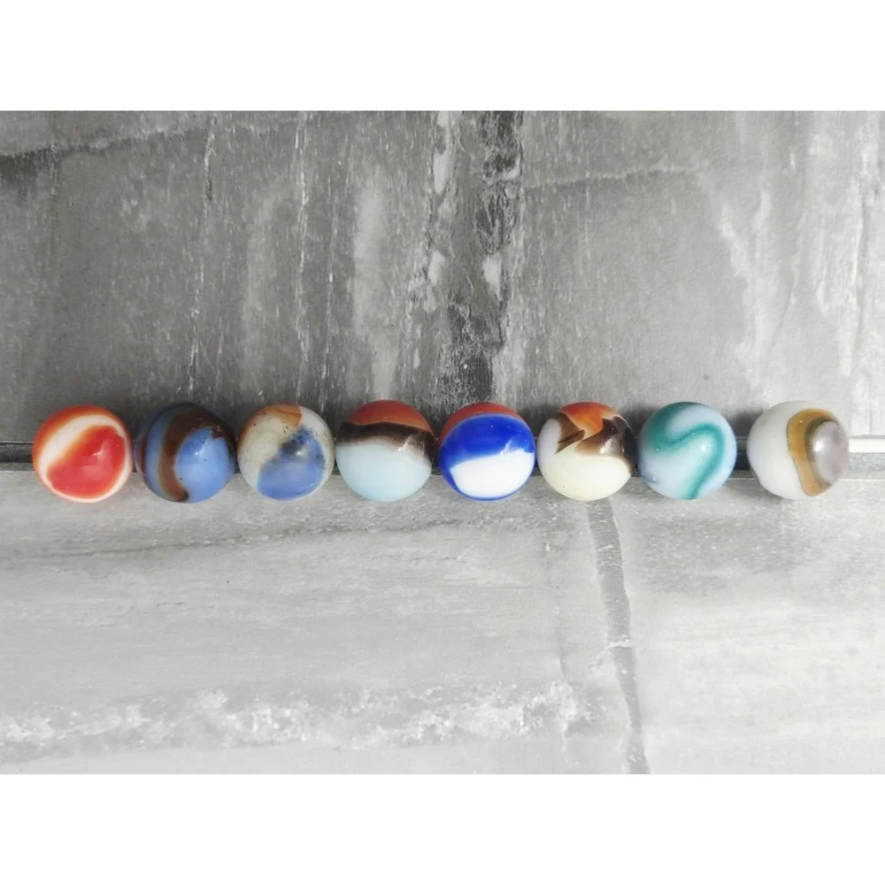 Premium Vintage Marble Lot - Peltier Akro Marble King Christensen Patch‎ Swirl 8